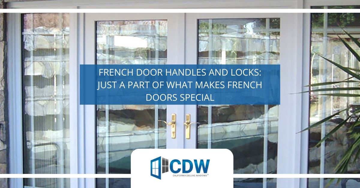 French door handles