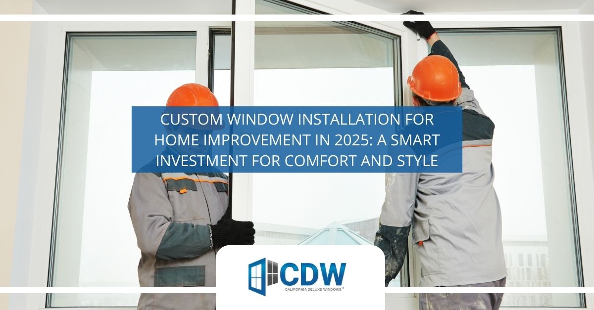 custom window installation for home improvement in  a smart investment for comfort and style