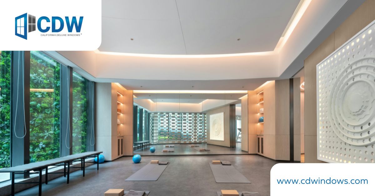 modern floor to ceiling windows